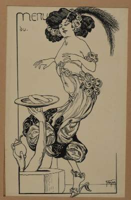 Bild Nr.31: 132-495 Menükarten.: (Küche und Haushalt, Gaststätten-Hotellerie)