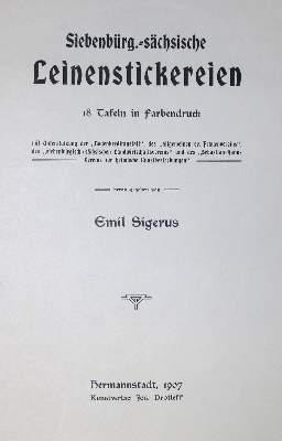 Bild Nr.2: 132-501 Sigerus,E. (Hrsg.).: (Küche und Haushalt, Handarbeiten u. Schneiderei)