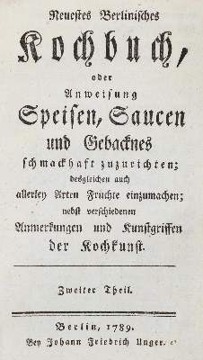 Bild Nr.2: 132-512 (Unger, Friederike Helene).: (Küche und Haushalt, Kochbücher)