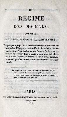 Bild Nr.1: 132-525 (Roziere,F.M.de).: (Land- und Forstwirtschaft, Landwirtschaft, Tierhaltung)