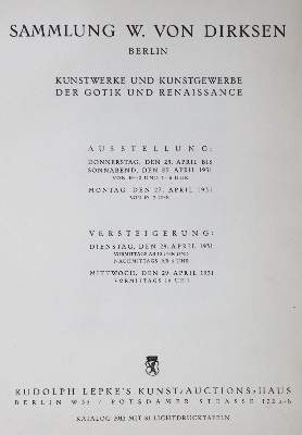 Bild Nr.1: 132-585 Altmeister.: (Kataloge)
