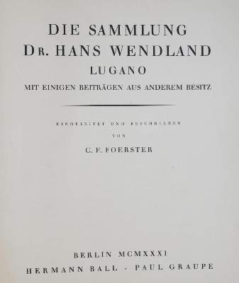 Bild Nr.1: 132-586 Ball,H. u. P.Graupe.: (Kataloge)