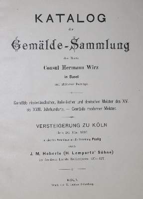 Bild Nr.1: 132-590 Heberle,J.M.: (Kataloge)