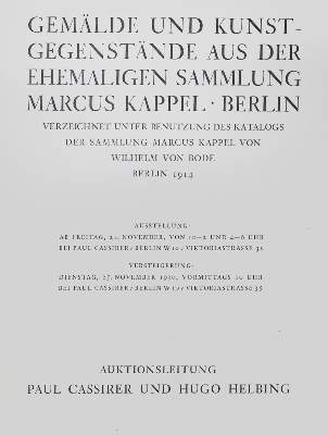 Bild Nr.1: 132-592 Kappel,M.: (Kataloge)