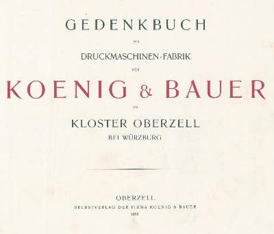 Bild Nr.1: 132-641 Koenig & Bauer.: (Druckkunst, Oberzell)