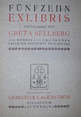 Bild Nr.2: 132-643 Sellberg,G.: (Exlibris, Schweden)
