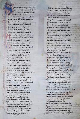 Bild Nr.1: 132-656 Lobgedicht auf König Robert von Anjou, Das.: (Faksimile)