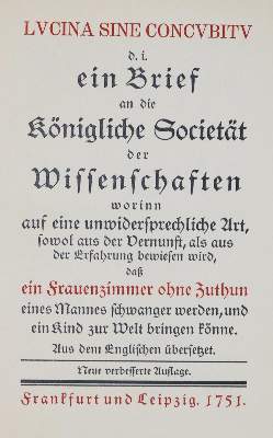 Bild Nr.1: 132-657 Lucina sine concubitu: (Faksimile)