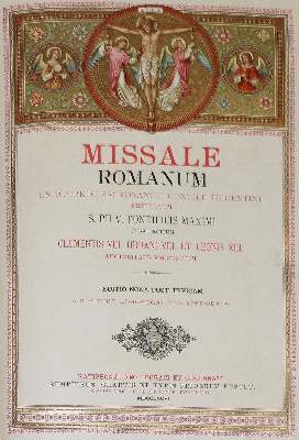Bild Nr.3: 132-68 Missale romanum: (Einband)