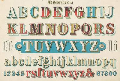 Bild Nr.2: 132-696 Berliner: (Typographie und Kalligraphie)