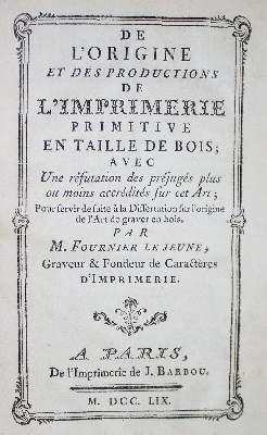 Bild Nr.1: 132-701 Fournier, Pierre Simon.: (Typographie und Kalligraphie)