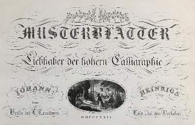 Bild Nr.1: 132-704 Heinrigs, Joh.: (Typographie und Kalligraphie)