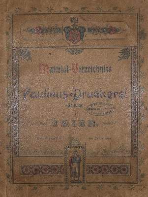 Bild Nr.1: 132-713 Paulinus-Druckerei Dasbach.: (Typographie und Kalligraphie)