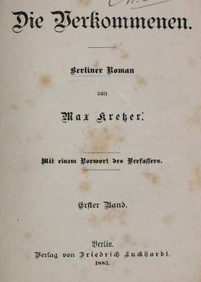 Bild Nr.1: 132-738 Kretzer,M.: (Berlin)