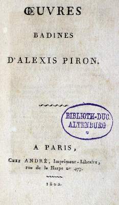 Bild Nr.1: 132-751 Piron,A.: (Erotika - Galantes)