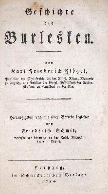 Bild Nr.1: 132-758 Flögel,C.F.: (Kultur- und Sittengeschichte)