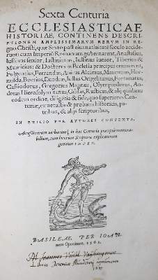 Bild Nr.1: 132-76 Flacius Illyricus,M.: (Alte Drucke, Handschriften und Theologie)