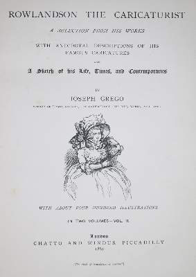 Bild Nr.1: 132-764 Grego,J.: (Karikatur, Rowlandson)