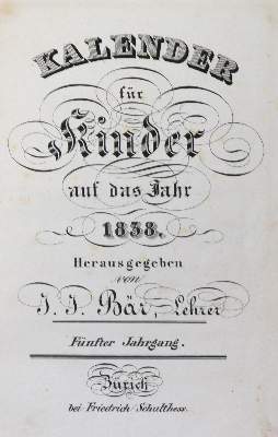 Bild Nr.1: 132-778 Bär,J.J. (Hrsg.).: (Kinder- und Jugendbücher)