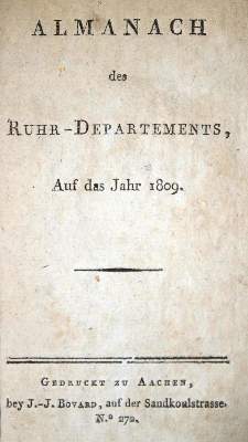 Bild Nr.1: 132-850 Almanach: (Almanache)