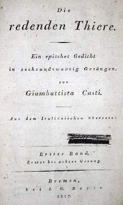 Bild Nr.1: 132-874 Casti,G.: (Literatur und illustrierte Bücher bis 19.Jahrhundert)