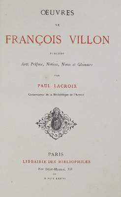 Bild Nr.1: 132-902 Villon,F.: (Einband)