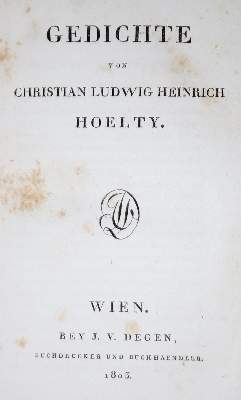 Bild Nr.3: 132-916 (Gleich,F.).: (Literatur und illustrierte Bücher bis 19.Jahrhundert)