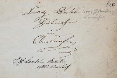 Bild Nr.1: 132-92 Bertel, Franz,: (Handschriften)