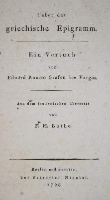 Bild Nr.1: 132-929 (Grosse,C.).: (Literatur und illustrierte Bücher bis 19.Jahrhundert)