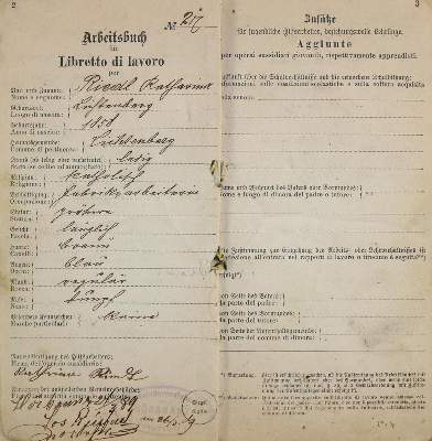 Bild Nr.1: 132-94 Dienst- u. Arbeitsbücher.: (Handschriften)