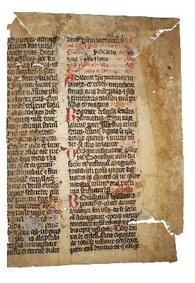Bild Nr.4: 132-95 Einbandmakulatur.: (Handschriften)