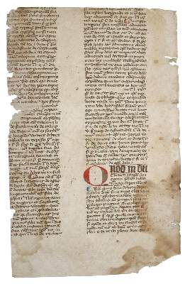 Bild Nr.1: 132-96 Einbandmakulatur.: (Handschriften)
