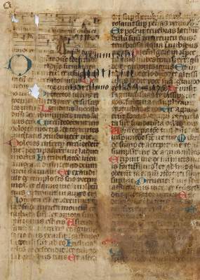 Bild Nr.23: 132-97 Einbandmakulatur.: (Handschriften)