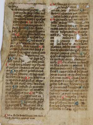 Bild Nr.24: 132-97 Einbandmakulatur.: (Handschriften)