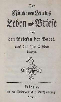Bild Nr.2: 132-971 Lenclos,N.v.: (Literatur und illustrierte Bücher bis 19.Jahrhundert)