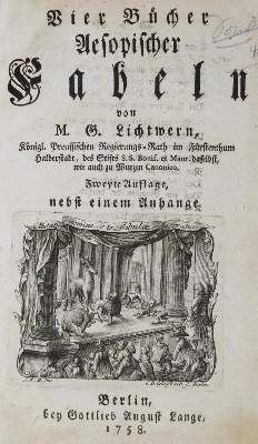 Bild Nr.1: 132-974 Lichtwer,M.G.: (Literatur und illustrierte Bücher bis 19.Jahrhundert)