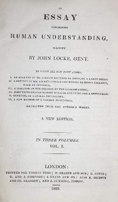 Bild Nr.1: 132-975 Locke,J.: (Literatur und illustrierte Bücher bis 19.Jahrhundert)