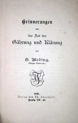 Bild Nr.1: 132-986 Meding,O.: (Literatur und illustrierte Bücher bis 19.Jahrhundert)