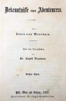 Bild Nr.1: 132-992 Montepin,X.de.: (Literatur und illustrierte Bücher bis 19.Jahrhundert)
