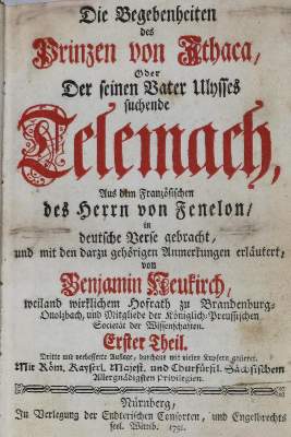Bild Nr.1: 132-999 Neukirch,B.: (Literatur und illustrierte Bücher bis 19.Jahrhundert)