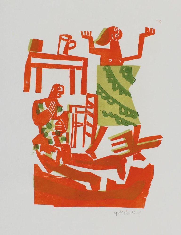 Große Abbildung Nr.11: 133-1007 Grieshaber,HAP.: (Literatur und illustrierte Bücher 20.Jahrhundert - Alte Literatur in modernen Ausgaben)