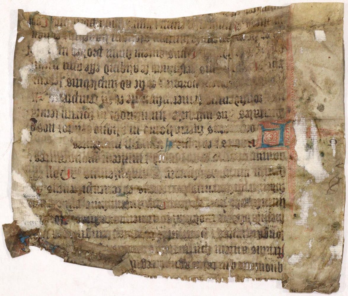 Große Abbildung Nr.2: 133-102 Einbandmakulatur.: (Handschriften)