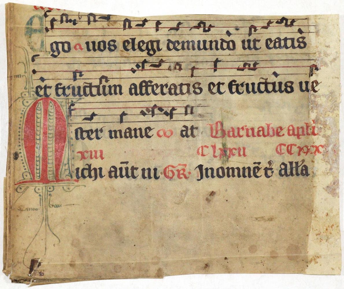Große Abbildung Nr.3: 133-102 Einbandmakulatur.: (Handschriften)