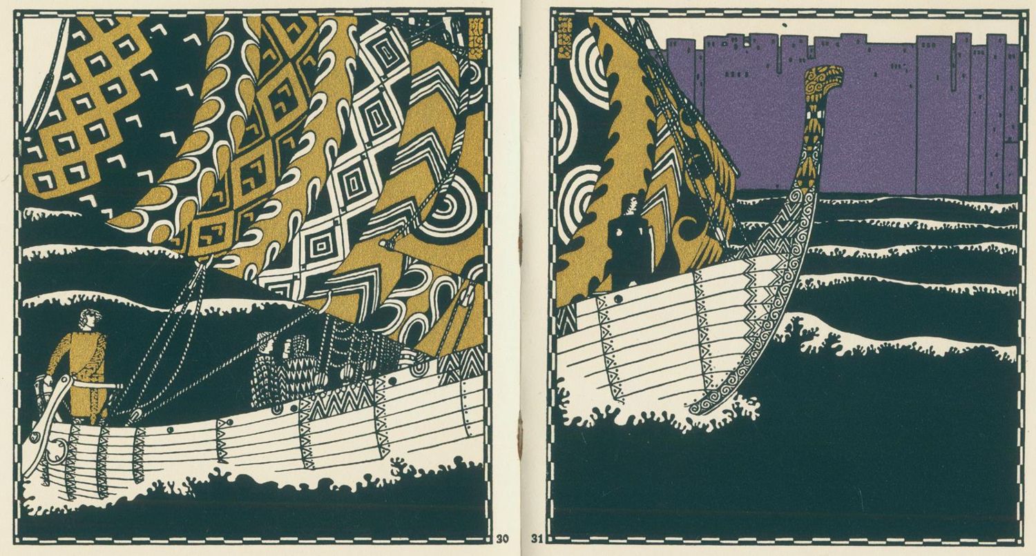 Große Abbildung Nr.1: 133-1051 Keim,F.: (Jugendstil)