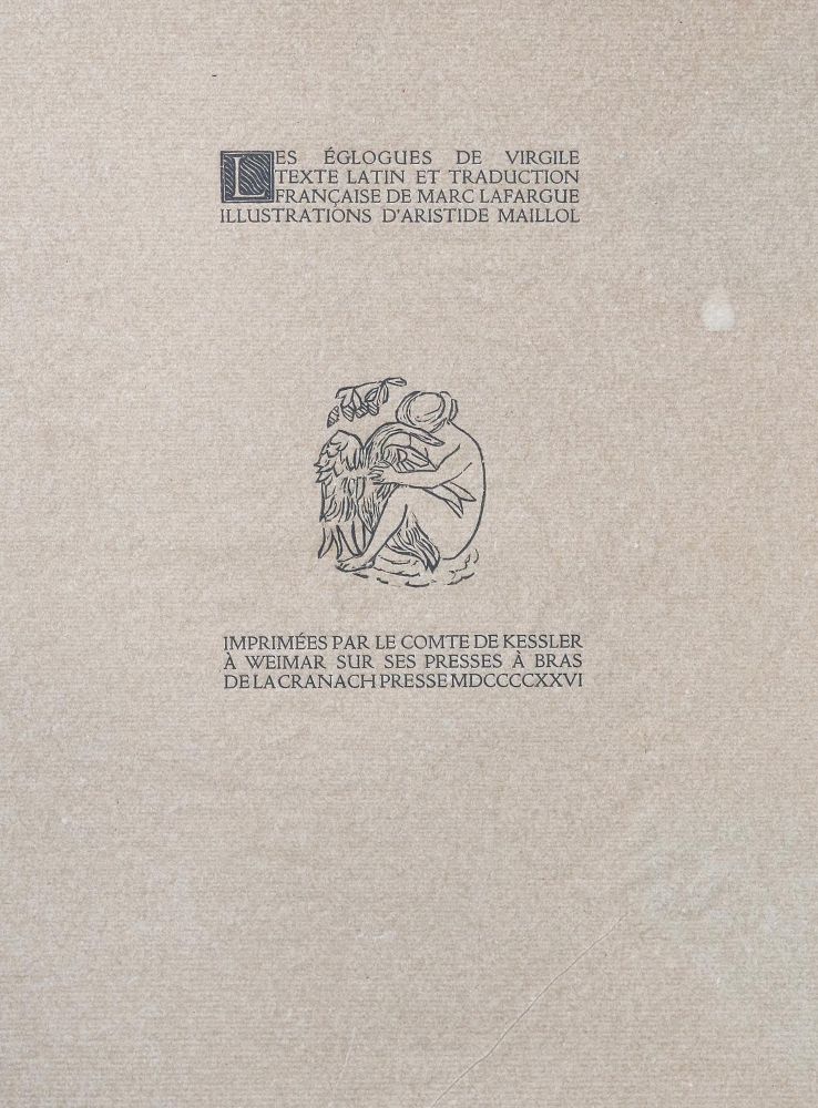 Große Abbildung Nr.10: 133-1073 Cranach Presse.: (Maillol)