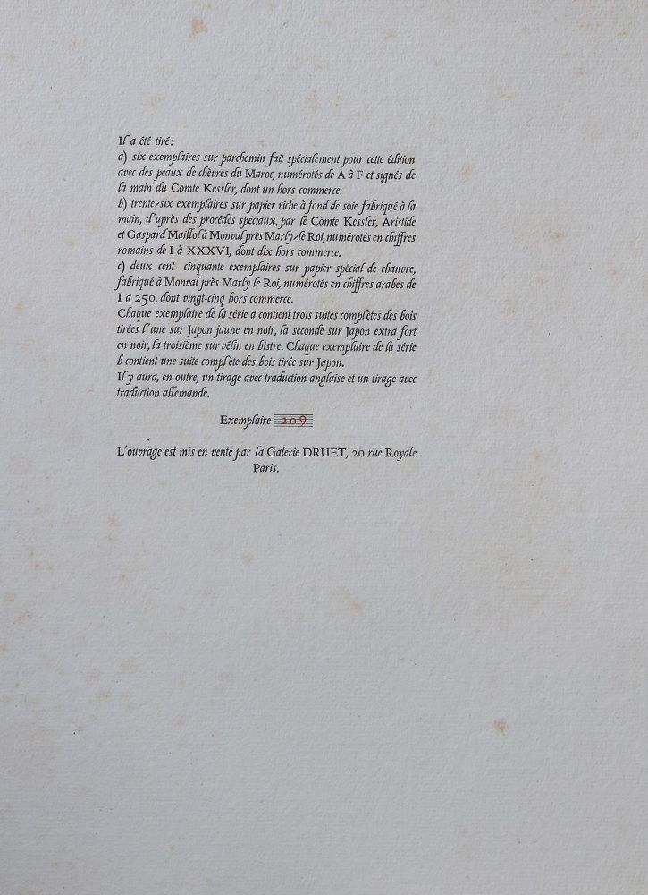 Große Abbildung Nr.19: 133-1073 Cranach Presse.: (Maillol)