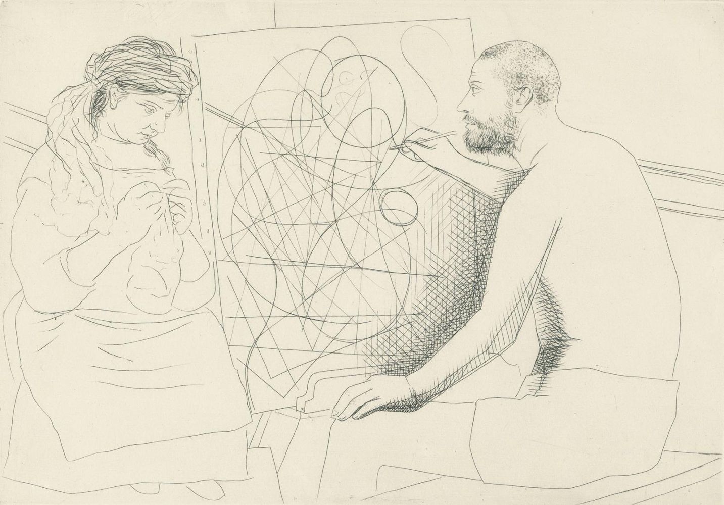 Große Abbildung Nr.4: 133-1098 Balzac,H.de.: (Picasso)