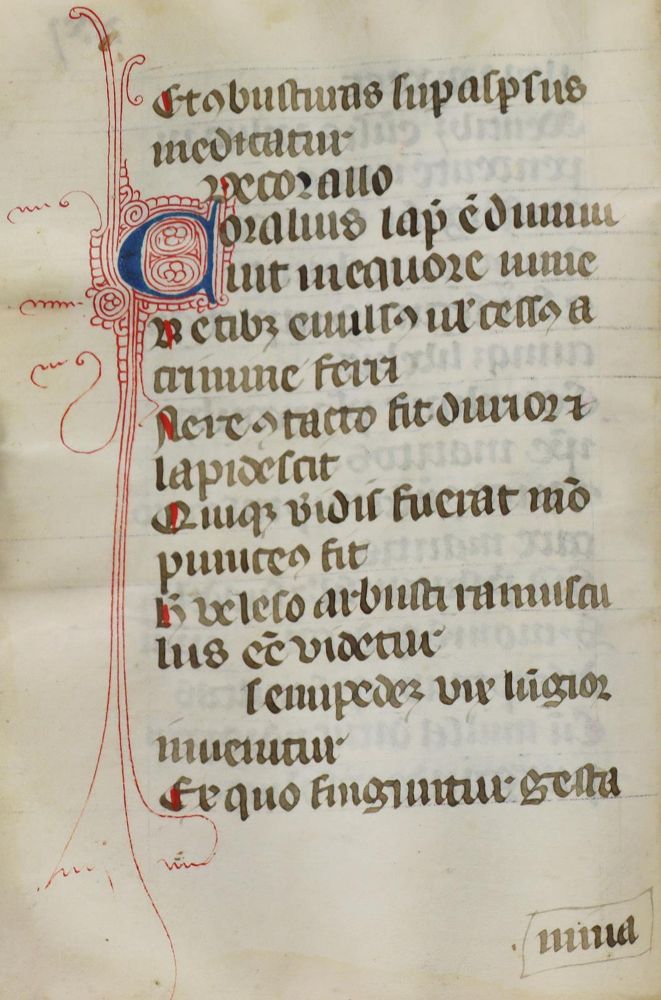 Große Abbildung Nr.2: 133-110 (Marbodus Redonensis).: (Handschriften)