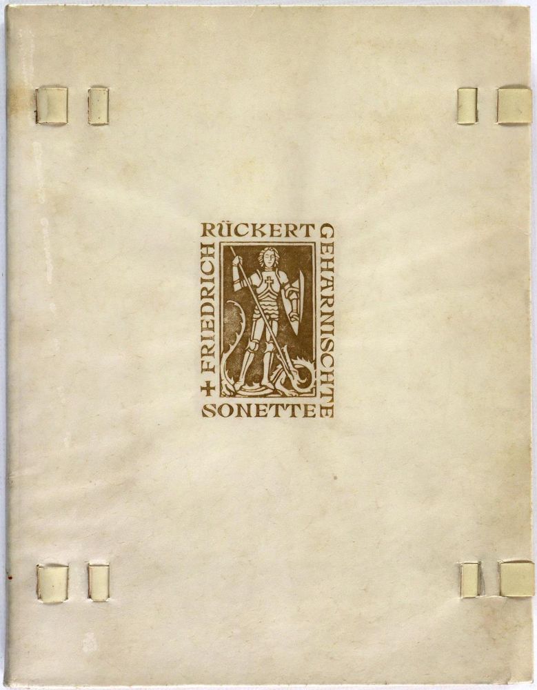 Große Abbildung Nr.1: 133-1115 Rückert,F.: (Literatur und illustrierte Bücher 20.Jahrhundert - Alte Literatur in modernen Ausgaben)