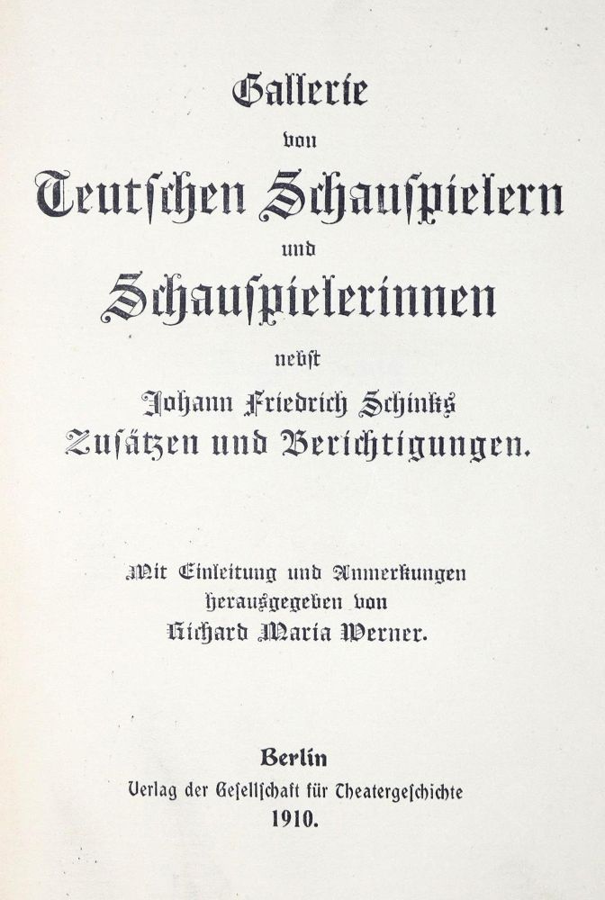Große Abbildung Nr.1: 133-1126 Sammlung: (Literatur und illustrierte Bücher 20.Jahrhundert - Alte Literatur in modernen Ausgaben)